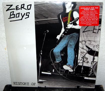 ZERO BOYS "History Of" LP (Secretly Canadian) Import